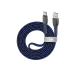Кабель Type-C Rivacase PS6102 BL12, нейлоновая оплетка, 1,2 м, синий