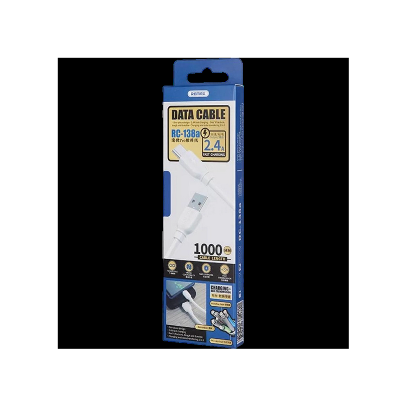 Type-C Cable Remax, RC-138a, White