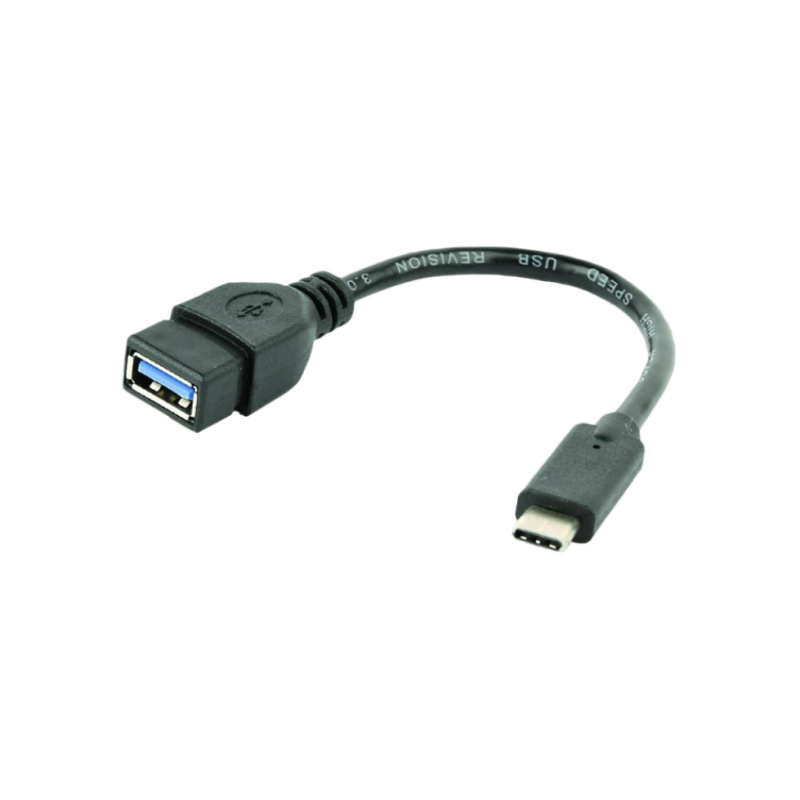 Адаптер Type-C папа / USB3.0 мама 20 см, CM/AF, Cablexpert, A-OTG-CMAF3-01