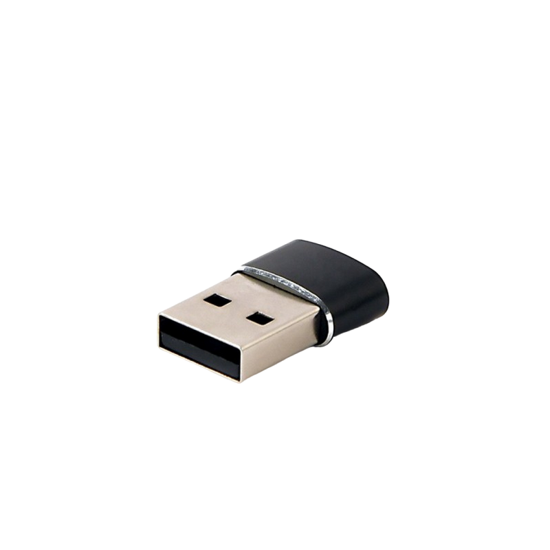Адаптер USB2.0 папа / Type-C мама, AM/CF, Cablexpert, A-USB2-AMCF-02
