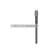 Кабель Type-C - Type-C Rivacase PS6105 GR12, нейлоновая оплетка, 1,2 м, серый