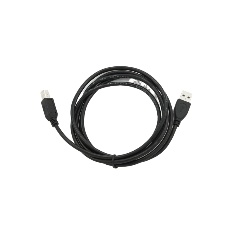 Кабель USB, AM/BM, 1,8 м, USB2.0, Высокое качество, Cablexpert, Черный, CCP-USB2-AMBM-6