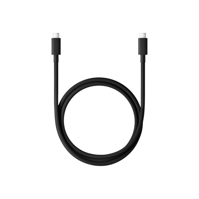 Кабель Type-C — Type-C Xiaomi, в оплетке, 6 А, 1 м, черный
