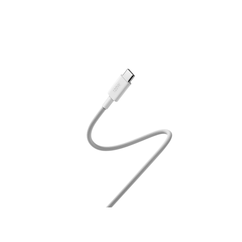 Type-C to Type-C Cable Xiaomi, Braided, 6A, 2M, White