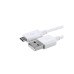 Cable Micro USB Samsung, 1.5 m, White
