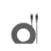 Кабель Type-C - Type-C, сотовый, длинный, 2,5 м, черный