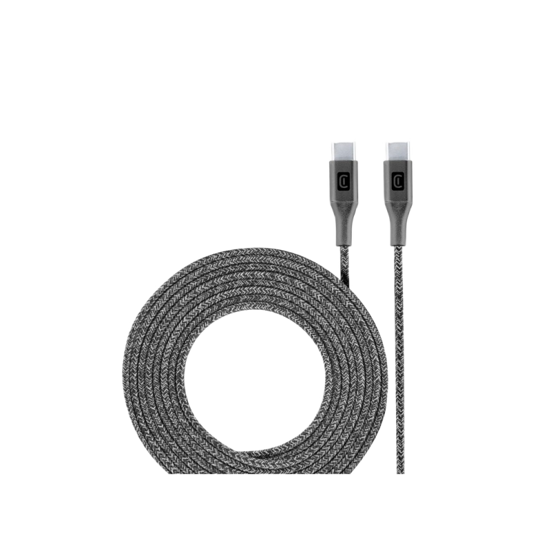Кабель Type-C - Type-C, сотовый, длинный, 2,5 м, черный