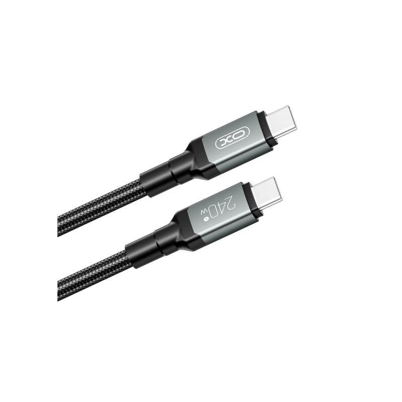 Type-C to Type-C Cable XO, 240W, 2m, NB-Q264B, Black