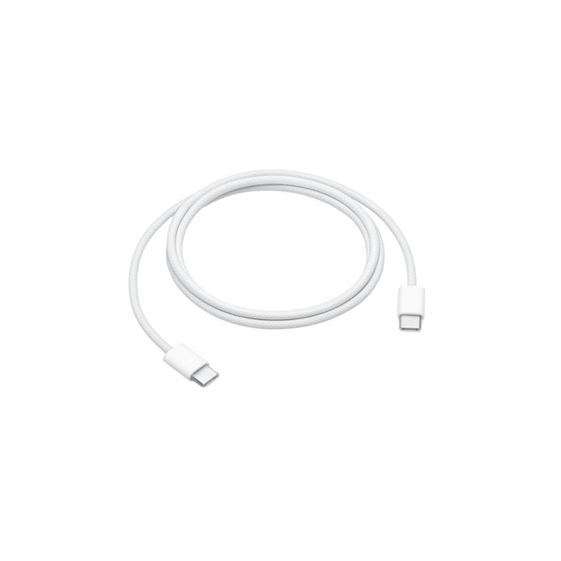 Оригинальный Apple USB-C на USB-C Woven (1 м), модель A2795, белый