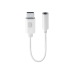 Адаптер USB-C на 3,5 мм Jack, Cellularline, белый