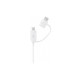 Кабель 2в1 Samsung, Type-C+Micro-USB, белый