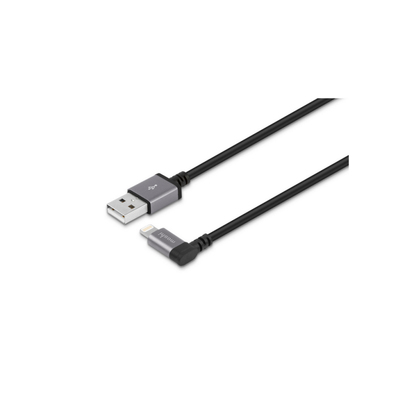 USB-кабель Moshi iPhone Lightning с разъемом 90 градусов, черный