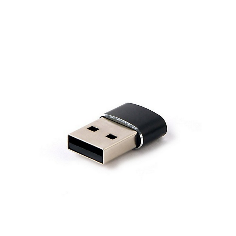 Адаптер USB2.0 папа / Type-C мама, AM/CF, Cablexpert, A-USB2-AMCF-02
