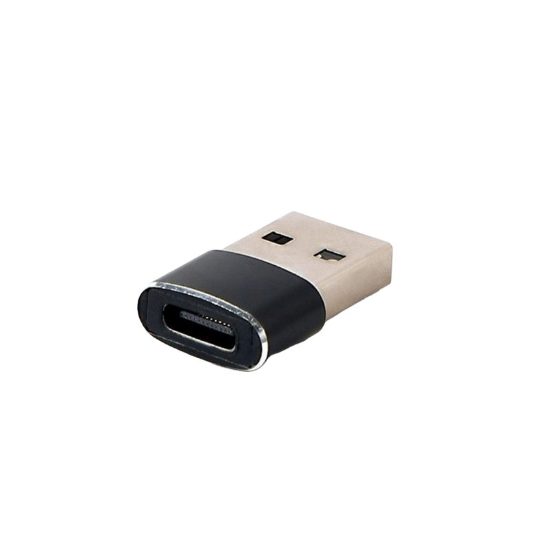 Адаптер USB2.0 папа / Type-C мама, AM/CF, Cablexpert, A-USB2-AMCF-02