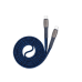 Type-C to Type-C Cable Rivacase PS6105 BL12, nylon braided, 1.2M, Blue