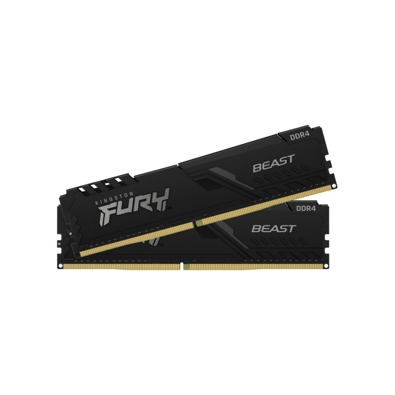 Память 32ГБ (комплект 2х16ГБ) DDR4-3200 Kingston Fury Beast, 132215