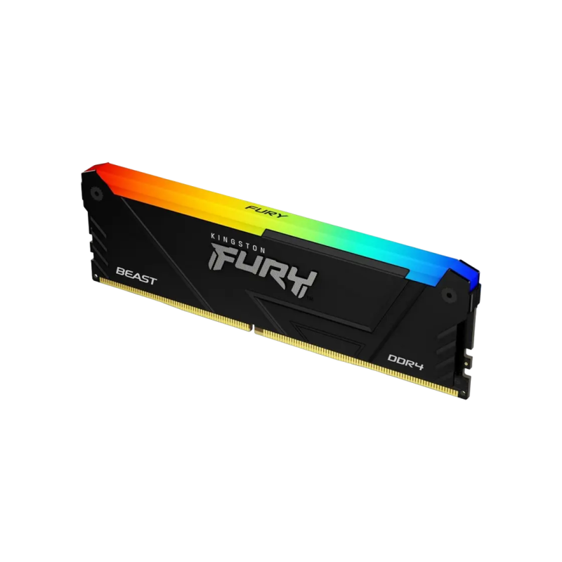32GB DDR4-3200MHz Kingston FURY Beast RGB (Kit of 2x16GB) (KF432C16BB12AK2/32WP), CL16-18-18, 1.35V