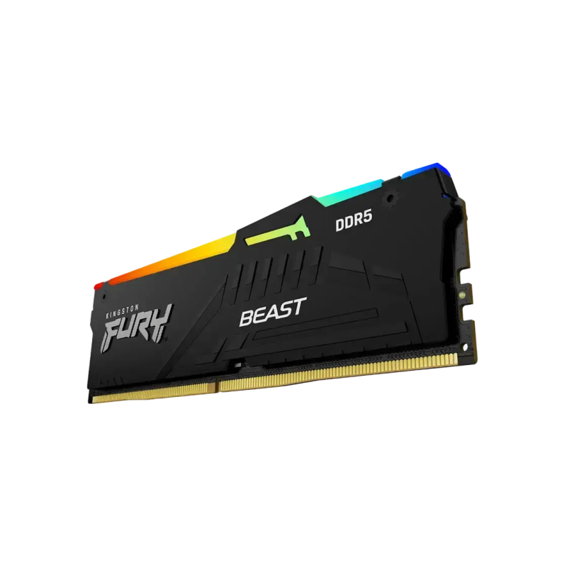 .32GB DDR5-5600MHz Kingston FURY Beast RGB (KF556C36BBEA-32), CL36-38-38, 1.25V, AMD EXPO 1.0/Intel XMP 3.0, Black