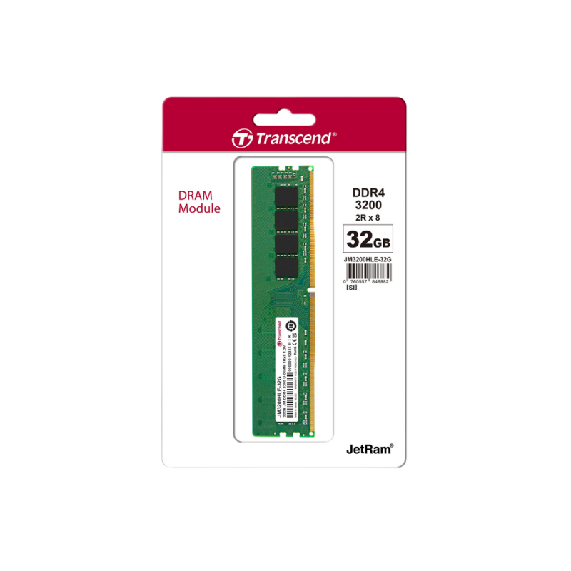 Оперативная память 32GB DDR4-3200 Transcend PC25600