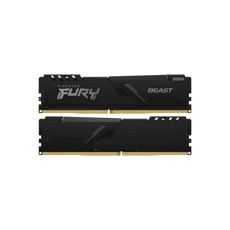 Memorie RAM 32GB (Kit of 2x16GB) DDR4-3200 Kingston Fury Beast WP, Black