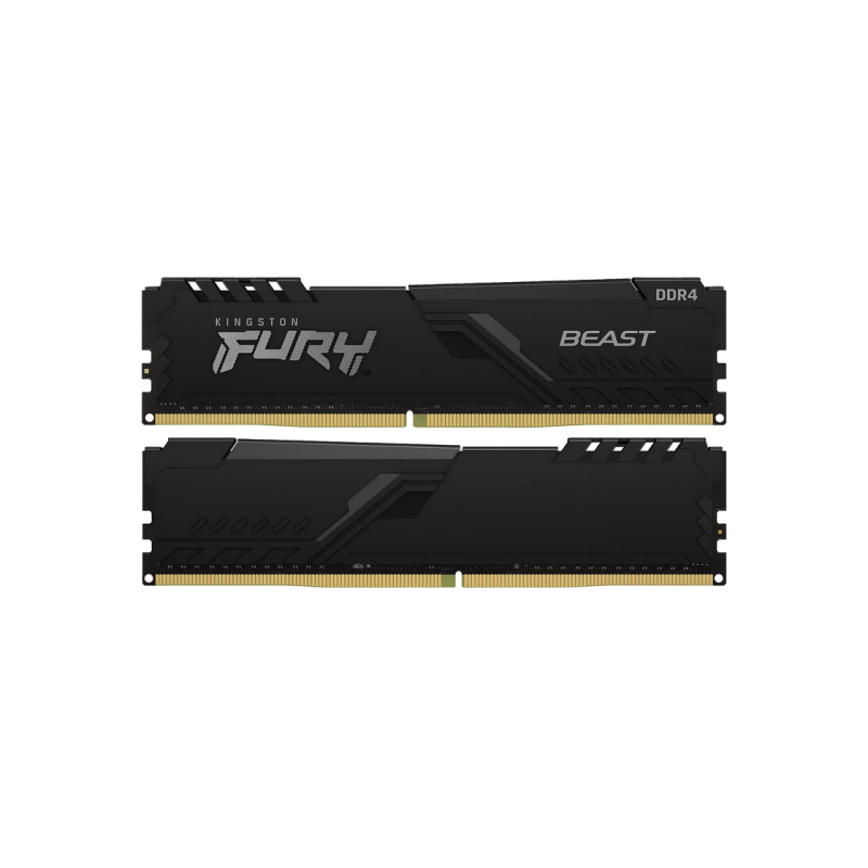 Память 32ГБ (комплект 2х16ГБ) DDR4-3200 Kingston Fury Beast, 132215