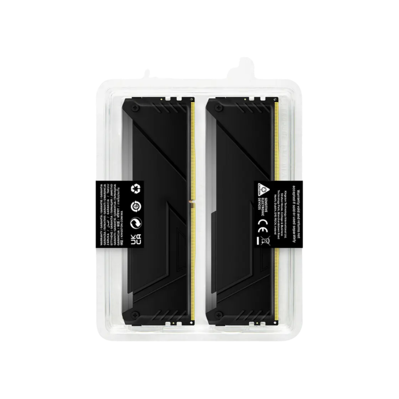 64GB DDR4-3600MHz Kingston FURY Beast RGB (Kit of 2x32GB) (KF436C18BB2AK2/64), CL18-22-22, 1.35V, Blk