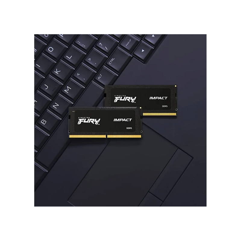 Memorie RAM SODIMM DDR5 16GB (Kit of 2x8GB) Kingston Fury Beast, Black