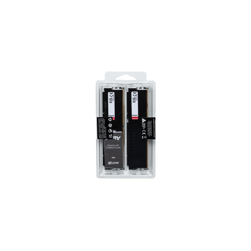 Оперативная память 16GB (Kit of 2x8GB) DDR5-5200 Kingston Fury Beast, KF552C40BBK2-16