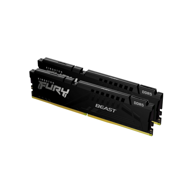 Оперативная память 64GB (Kit of 2x32GB) DDR5-6000 Kingston Fury Beast DDR5 Expo, 218539