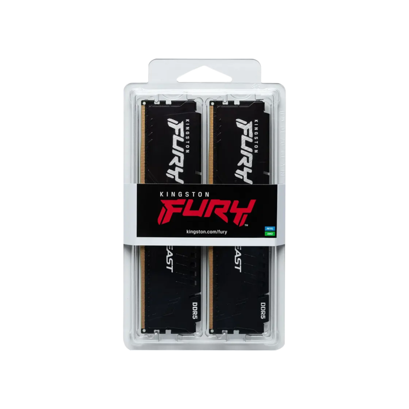 Оперативная память 128GB (Kit of 2x64GB) DDR5-5600 Kingston Fury Beast