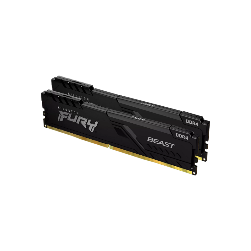 Память 32ГБ (комплект 2х16ГБ) DDR4-3200 Kingston Fury Beast, 132215