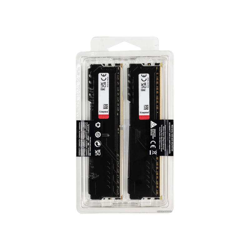 Память 32ГБ (комплект 2х16ГБ) DDR4-3200 Kingston Fury Beast, 132215
