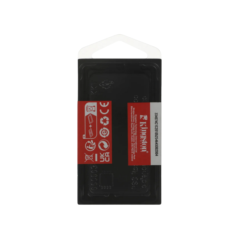 .8GB DDR5-5600MHz SODIMM Kingston ValueRAM (KVR56S46BS6-8), CL46, 1.1V, Intel XMP 3.0, Black