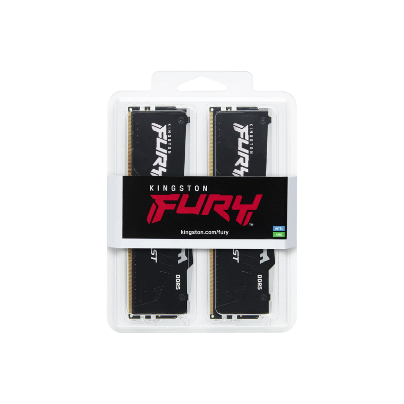 Оперативная память 64GB (Kit of 2x32GB) DDR5-6400 Kingston Fury Beast RGB