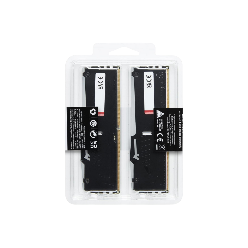 Оперативная память 64GB (Kit of 2x32GB) DDR5-6400 Kingston Fury Beast RGB