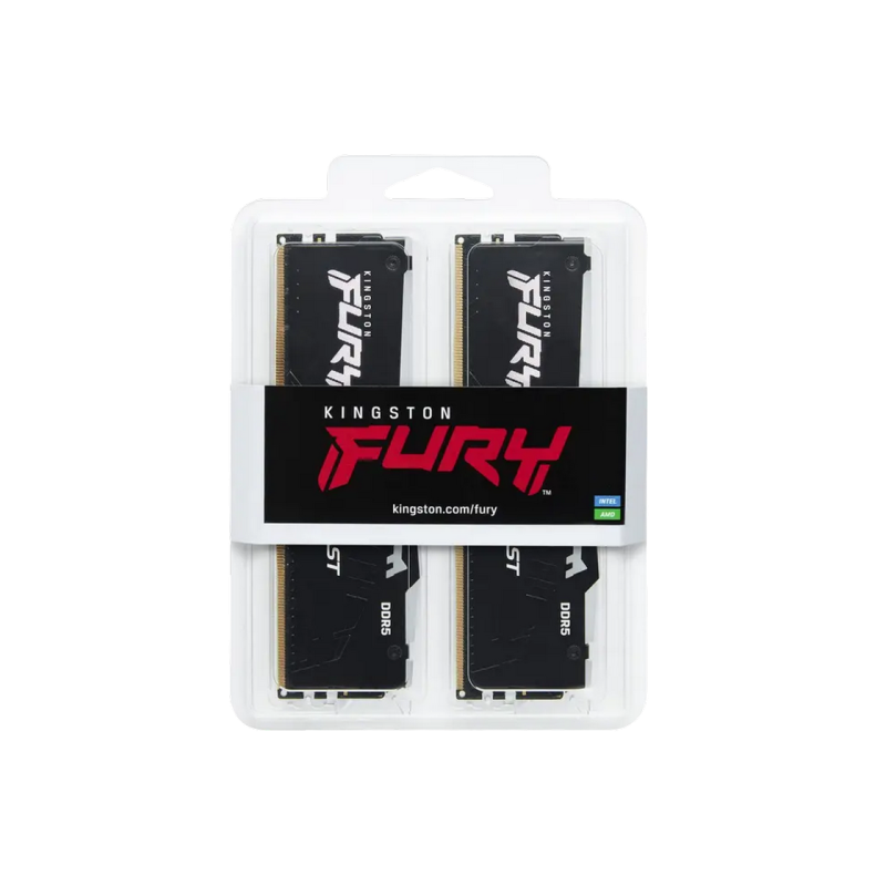 .32GB DDR5-6800MHz Kingston FURY Beast RGB (Kit of 2x16GB) (KF568C34BBEAK2-32), CL34-45-45, 1.4V, AMD EXPO 1.0/