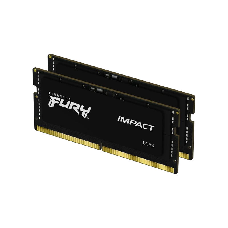 Memorie RAM SODIMM DDR5 16GB (Kit of 2x8GB) Kingston Fury Beast, Black