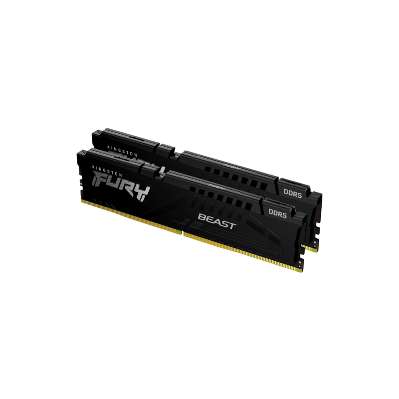 Оперативная память 64GB (Kit of 2x32GB) DDR5-5600 Kingston Fury Beast DDR5 Expo KF556C36BBE2K2-64
