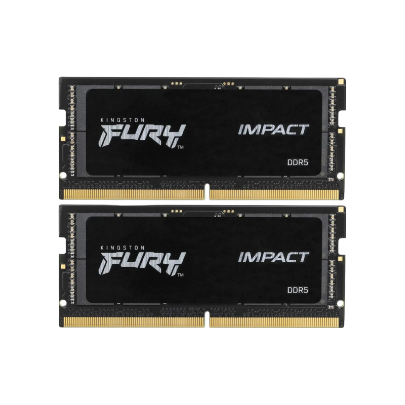 Memorie RAM SODIMM DDR5 16GB (Kit of 2x8GB) Kingston Fury Beast, Black