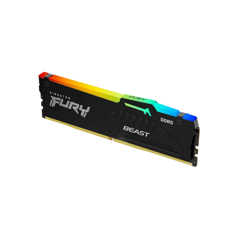 .64GB DDR5-6000MHz Kingston FURY Beast RGB (Kit of 2x32GB) (KF560C30BBEAK2-64), CL30-36-36, 1.4V, AMD EXPO 1.0/