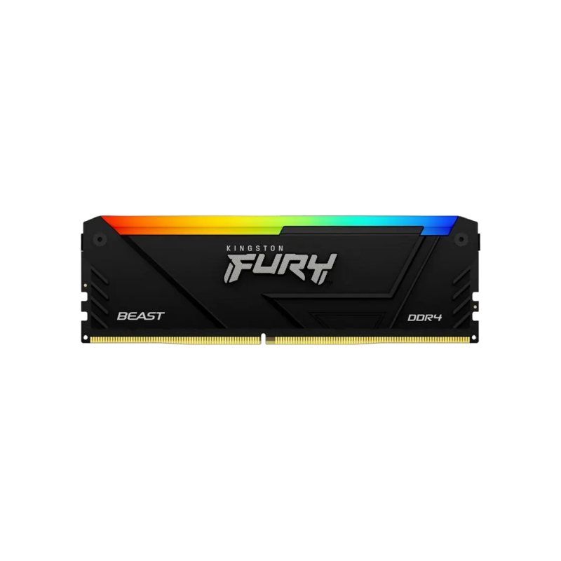 32GB DDR4-3200MHz Kingston FURY Beast RGB (Kit of 2x16GB) (KF432C16BB12AK2/32WP), CL16-18-18, 1.35V