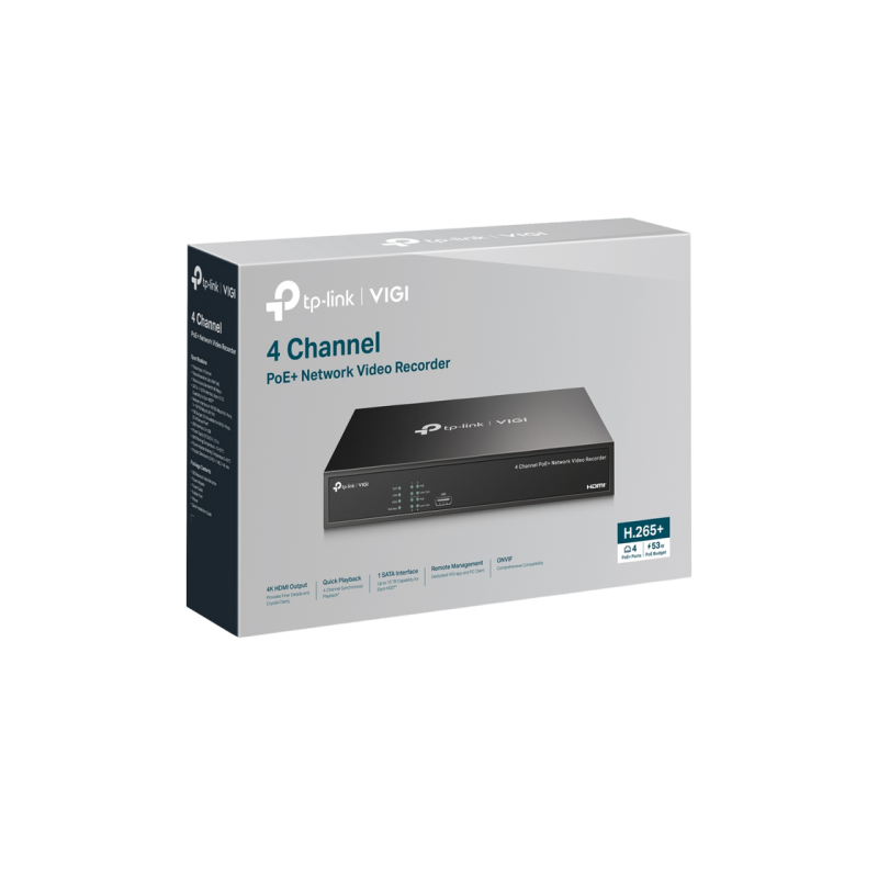 Видеорегистратор TP-Link "VIGI NVR1004H-4P"