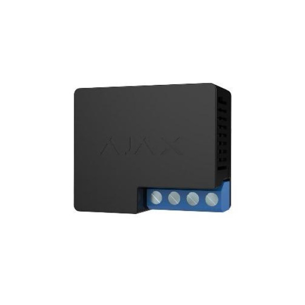 Беспроводное интеллектуальное реле мощности Ajax "WallSwitch", черное, мониторинг энергопотребления, до 3 кВт