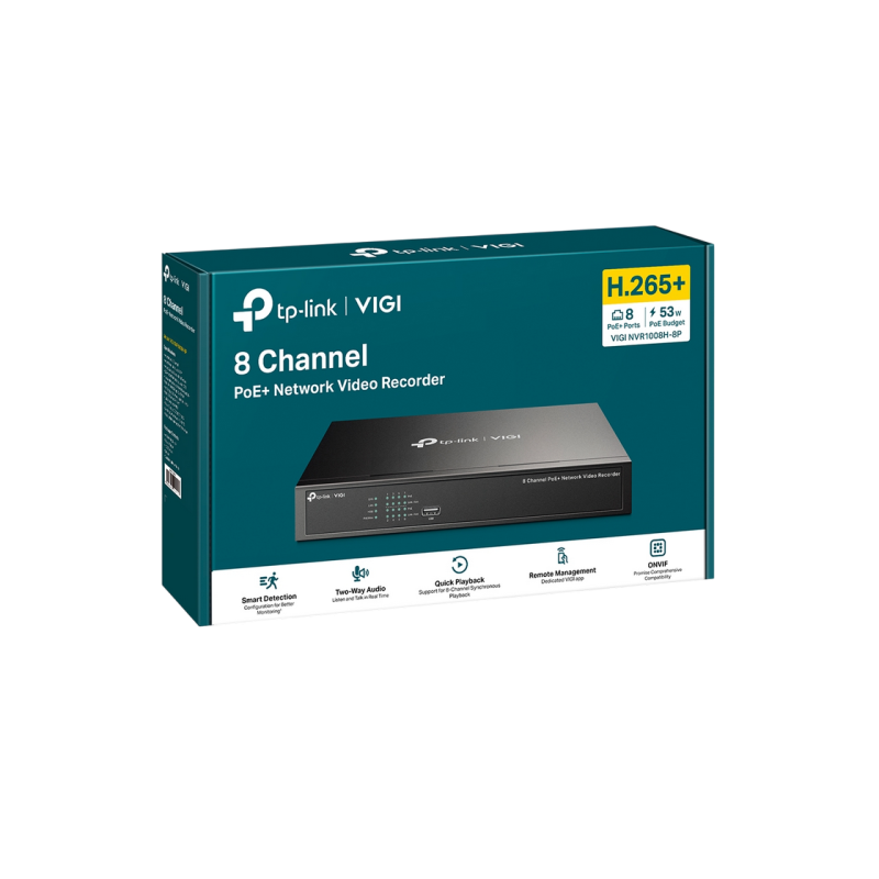 Видеорегистратор TP-Link VIGI NVR1008H-8P