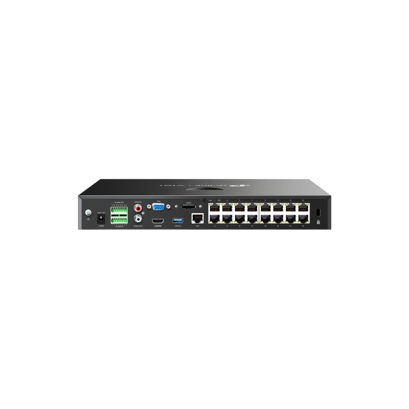 TP-Link 16 Channel Network Video Recorder "VIGI NVR2016H-16P", 2xSATA up to 16TB, 16xPoE 90W Budget, Gbit