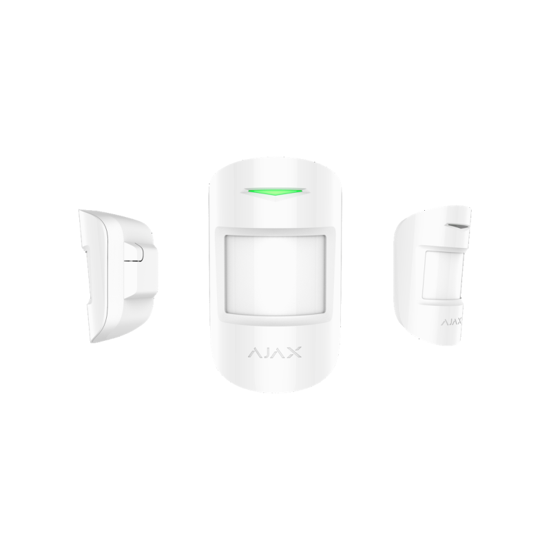Беспроводной охранный датчик движения Ajax "MotionProtect Plus", белый, микроволновый датчик