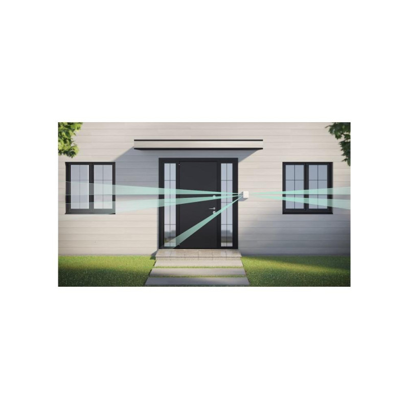 Ajax Outdoor Wireless Security Motion Detector "DualCurtain Outdoor", White