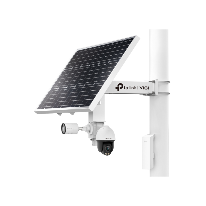 Система солнечного электропитания TP-Link "VIGI SP9030", 90 Вт, 31,2 Ач/10,8 В, 3 выхода постоянного тока, интеллектуальное отопление, RJ45,