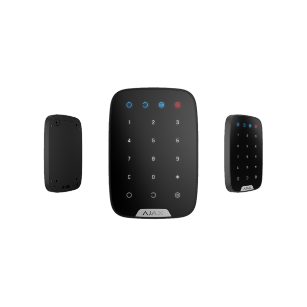 Беспроводная сенсорная клавиатура безопасности Ajax "KeyPad", черная