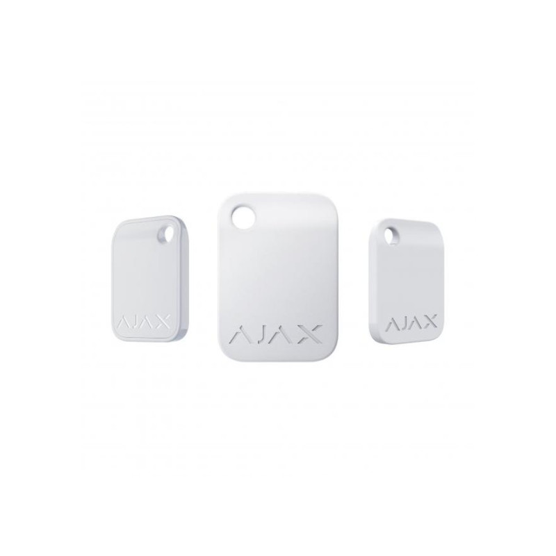 Ajax Encrypted Contactless Key Fob "Tag", White (3pcs)